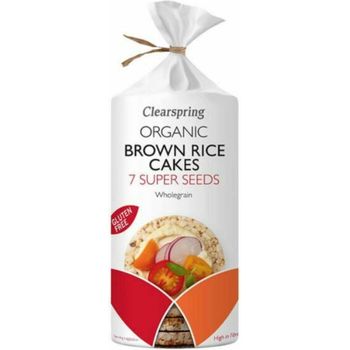 Clearspring Organic 7 Super Seed Brown Rice Cakes