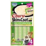 Inaba Churu Skin & Coat Chicken and Scallops Recipe 56g