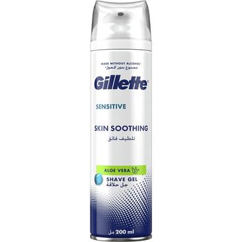 Gillette Sensitive Skin Soothing Shaving Foam Aloe 100ml