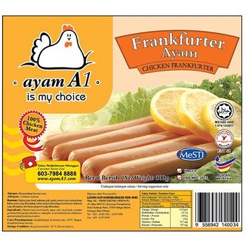 Ayam Brand A1 Chicken Frankfurter 300g