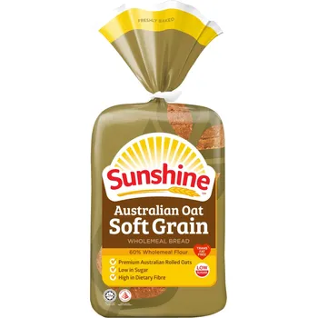 Sunshine Australian Oat Soft Grain Wholemeal Bread 400g