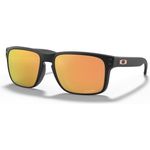 Oakley Oak Holbrook A Sunglasses Matte Black W Prizm Rose Gold Pt