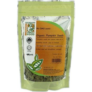 Radiant Organic Pumpkin Seeds 200g