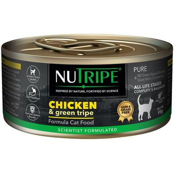 Nutripe Cat Gum & Grain Free Pure Chicken & Green Tripe 95g