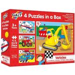 Galt 4 Puzzles In A Box Vehicles