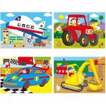 Galt 4 Puzzles In A Box Vehicles