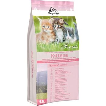 Carpathian Dry Cat Food Pet Food Kittens 1.5kg