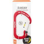 Nite Ize SlideLock Carabiner Aluminium 4 Red