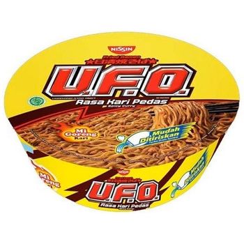 Nissin U f o Fried Ramen Spicy Curry Cup Noodles 88g