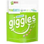 Yumearth Giggles Organic Chewy Candy Sour Flavored Snack 14g
