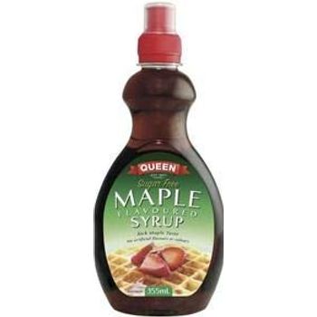 Queen Maple Syrup Flavoured Sugar Free 355g