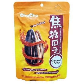 Cha Cha Roasted Caramel Flavour Sunflower Seeds 108g
