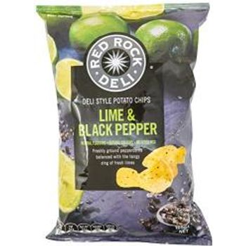 Red Rock Chip Lime Pepper 165g