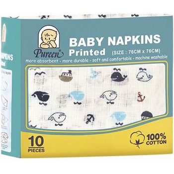 Pureen Baby Napkins Printed 200g