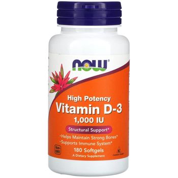 Now Foods D 3 1000 IU 180 Softgels