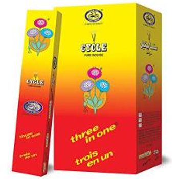 Cycle Brand Pure Three In One Incense Sticks Classic 252 Sticks Box