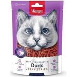 Wanpy Cat Treat Oven Roasted Duck Strips Jerky 80g