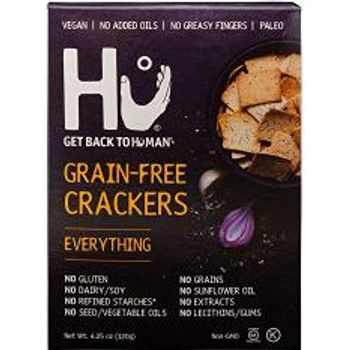 HU Kitchen Cracker Everything Grain Vegan 4.25 Ounce