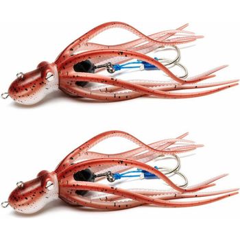 Mustad InkVader Octopus Soft Jig 60g Red