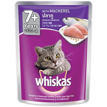 Whiskas Pouch Senior Mackerel 80g