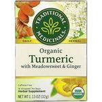 Traditional Medicinals Organic Turmeric with Meadowsweet And Ginger 16 Bags 32g