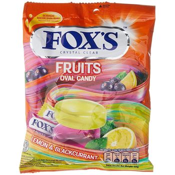 Fox's Crystal Clear Fruits Oval Candy 125g