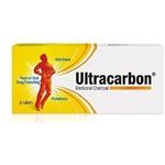 Ultracarbon 250mg For Fast Relief Of Diarrhoea Food Poisoning Flatulence 20 Tablets