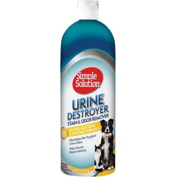 Brampton Simple Solution Urine Destroyer Enzymatic Cleaner Pet Stain And Odor Remover With 2x Pro-bacteria Cleaning Power 32ozs
