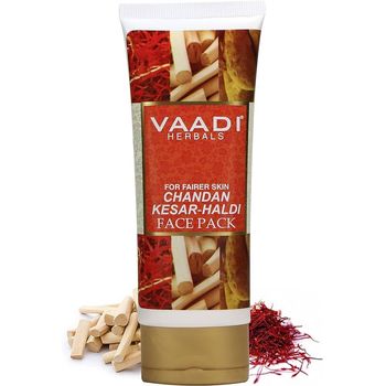 Vaadi Herbals Chandan Kesar Haldi Fairness Face Pack 120g