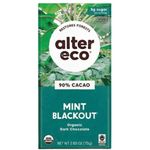 Alter Eco Organic Dark Chocolate Bars Mint Blackout 75g