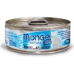 Monge Cat Canned Food Natural Atlantic Tuna 80g