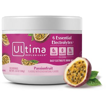 Ultima Replenisher - Electrolyte Mix, Passionfruit Natural Hydration (3.8oz)