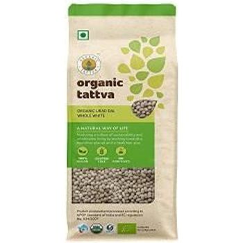 Organic Tattva Urad Dal Whole White Lentils 1kg Certified By Usda