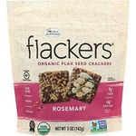 Doctor In The Kitchen Organic Flax Seed Crackers Rosemary Flaxseed 5-ounce