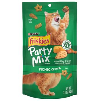 Purina Friskies Party Mix Crunch Cat Treats 60g