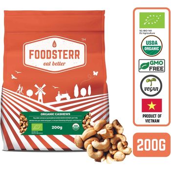 Foodsterr Organic Cashews 200g