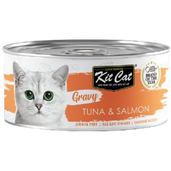 Kit Cat Canned Food Gourmet Tuna & Salmon 70g