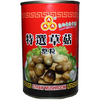 AAA Premium Whole Straw Mushroom 425g