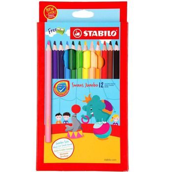Stabilo Swans Colour Pencils 12 Colour