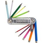 Fabric 11 In 1 Folding Color Coded Mini Multi Tool