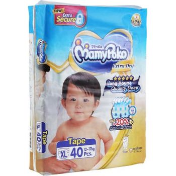 Mamy Poko Extra Dry Open XL 40 Sheet