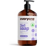 EO 3-in-1 Soap Shampoo Body Wash and Bubble Bath Lavender 960ml