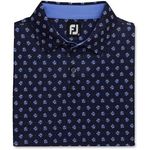 FootJoy Flower Foulard Lisle Self Collar Navy