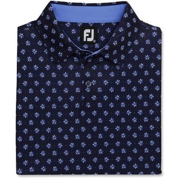 FootJoy Flower Foulard Lisle Self Collar Navy
