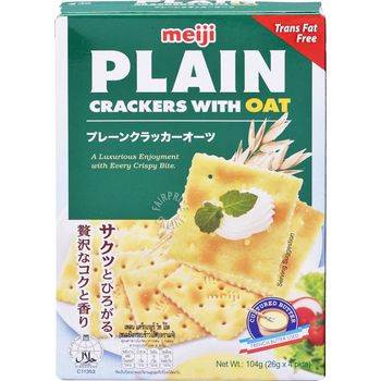 Meiji Plain Crackers Oats