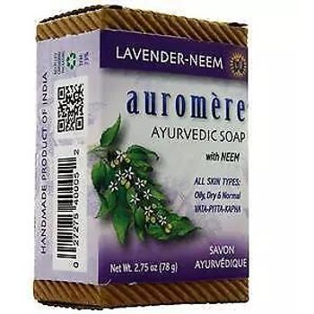 Ayurvedic Bar Soap with Neem, Lavender 78g