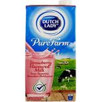 Dutch Lady Uht Strawberry Flavoured Milk 1L