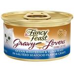 PURINA Fancy Feast Ocean Whitefish & Tuna Feast In Seafood Gravy 85g