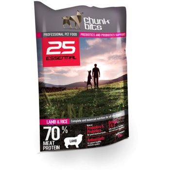 ChunkBits Essential 25 Lamb & Rice Dog Food 4kg