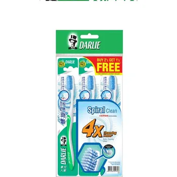 Darlie Toothbrush Soft Clean 3 Plus 2s